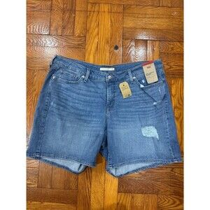 Levi's Women's  Blue Denim Mid-Length Shorts - Size 18w- NWT